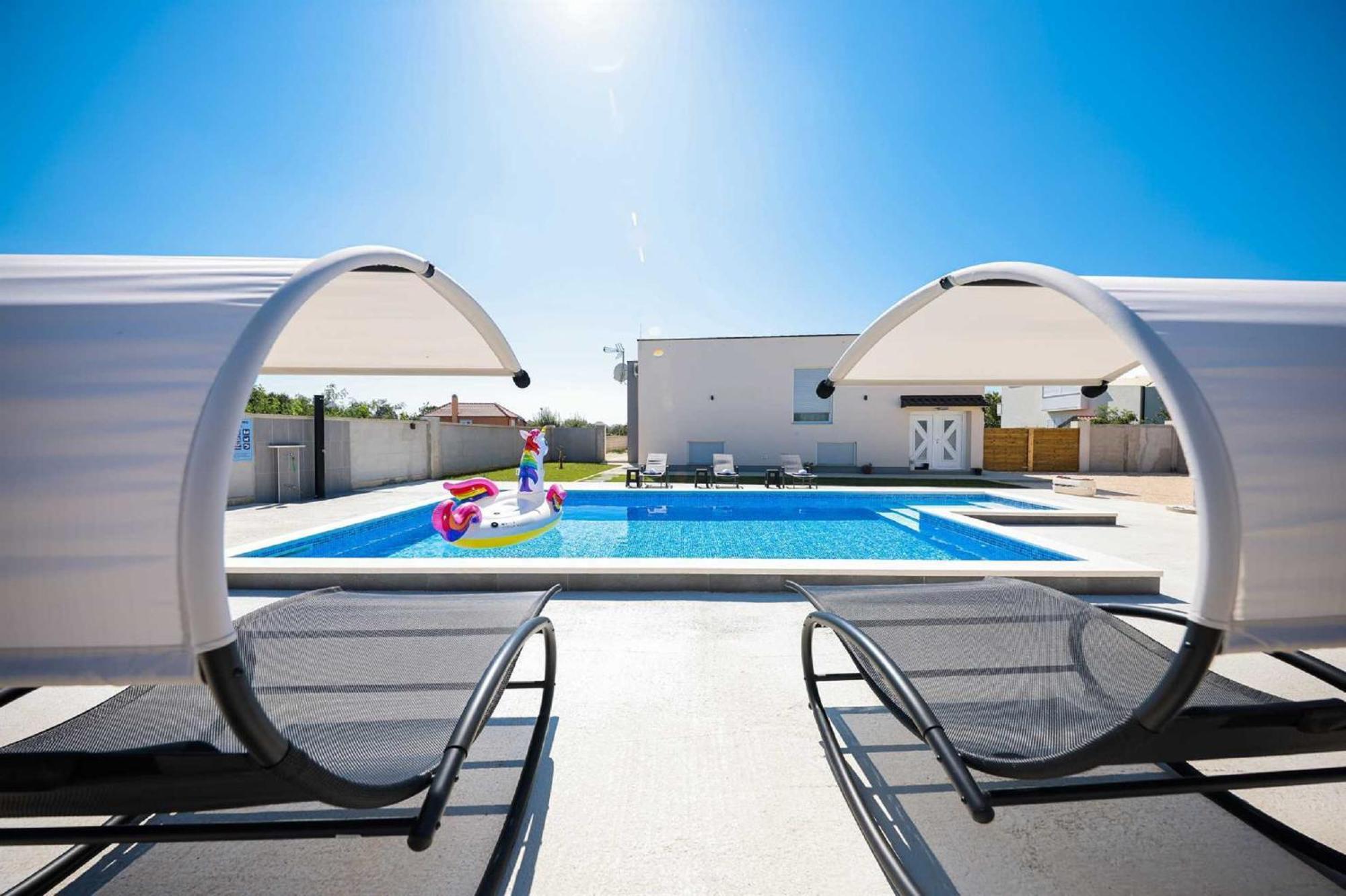 Villa Miranda With Pool Zaton  Buitenkant foto