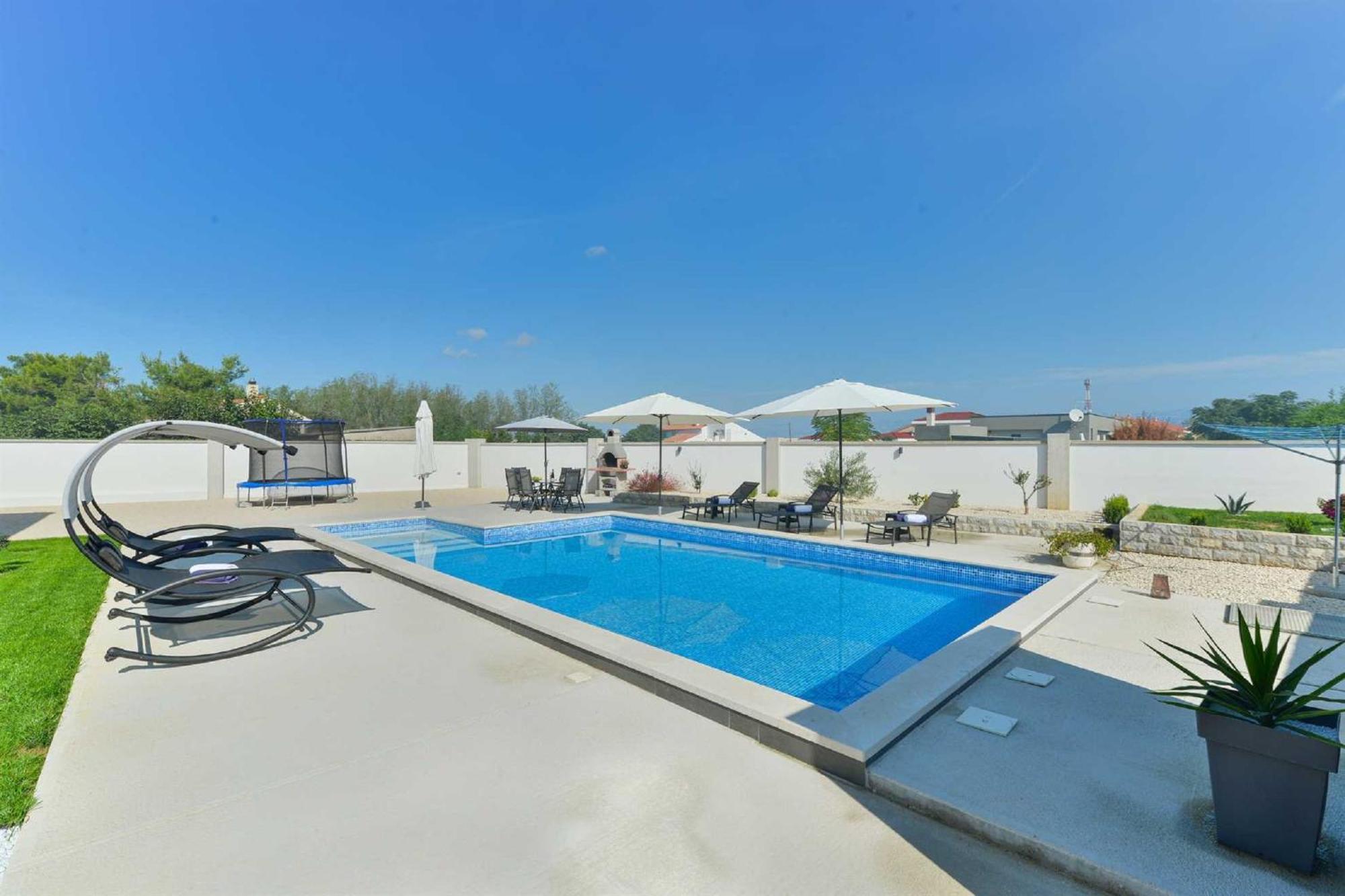 Villa Miranda With Pool Zaton  Buitenkant foto