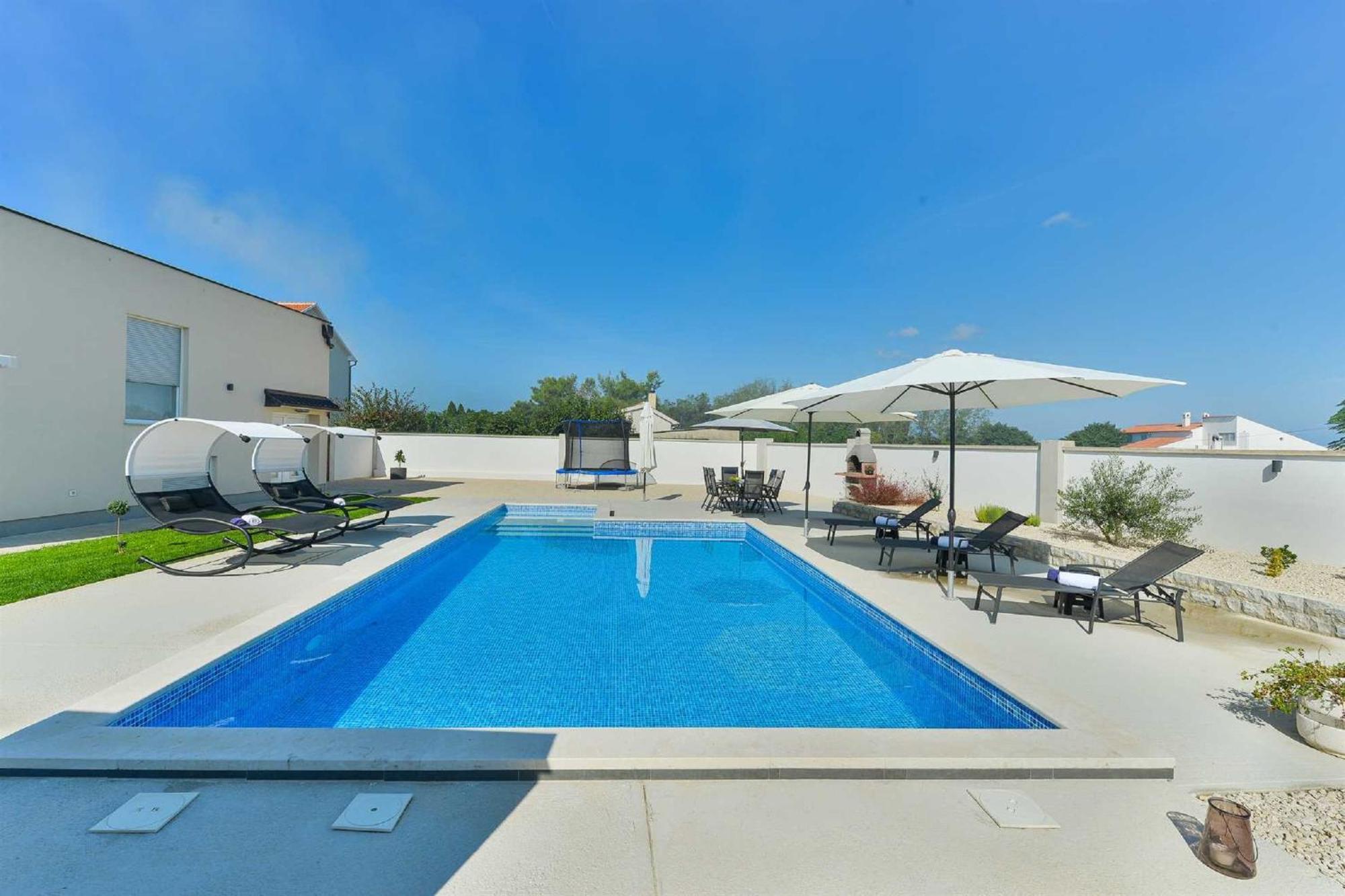 Villa Miranda With Pool Zaton  Buitenkant foto