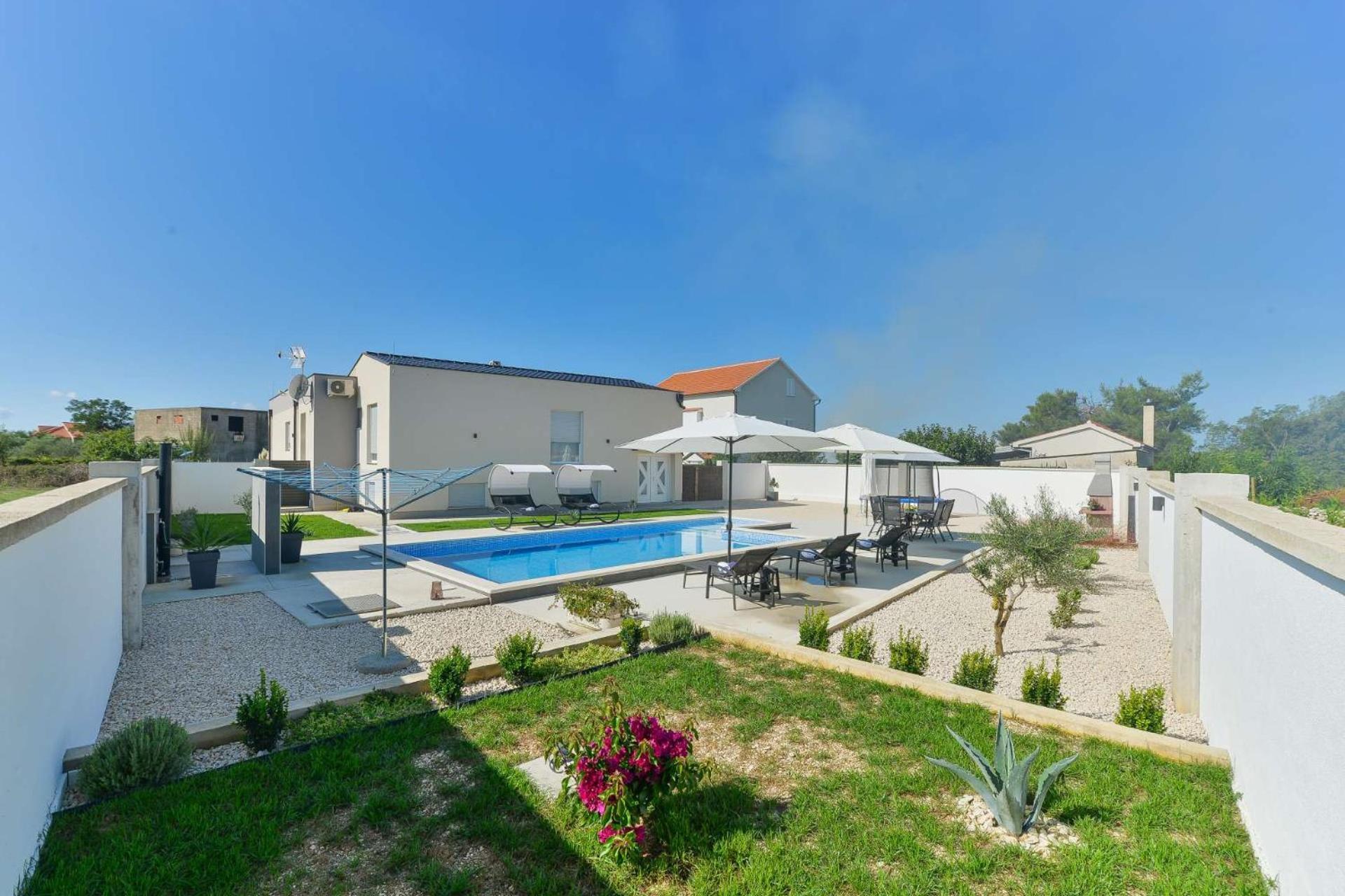 Villa Miranda With Pool Zaton  Buitenkant foto