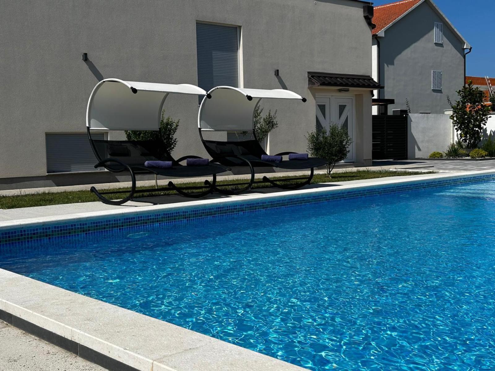 Villa Miranda With Pool Zaton  Buitenkant foto